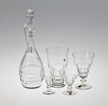 GLASSERVIS, 36 delar, Kosta.