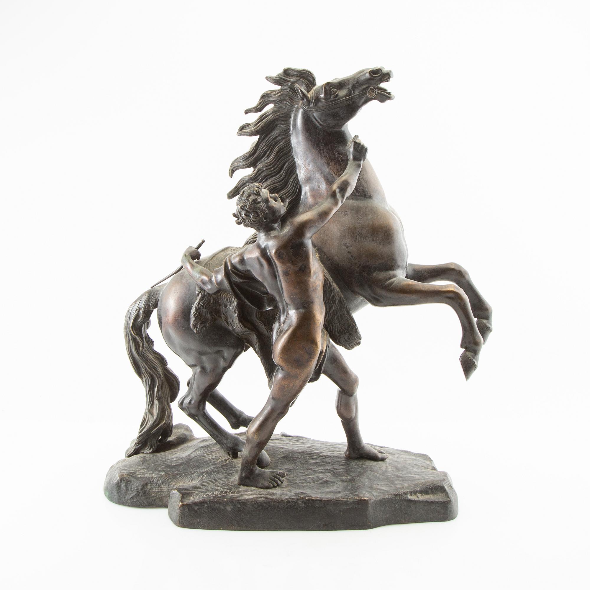 Guilliaume Coustou, efter skulptur Stegrande häst.