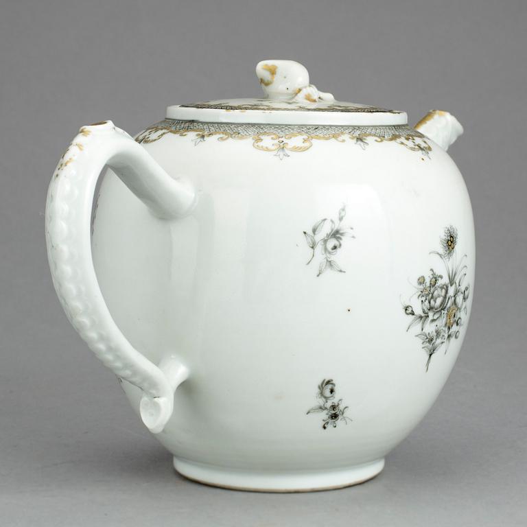 TEKANNA, kompaniporslin, Kina, 1700-tal.