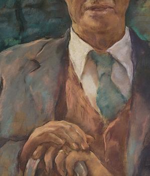 Lotte Laserstein, Porträtt av kyrkoherde Fabian Wide (1882-1978).