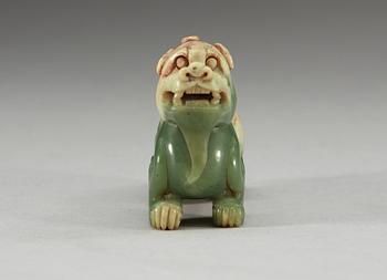 FIGURIN, nefrit. Qing dynastin.