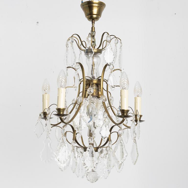 Ljuskrona, rokokostil,  1930-tal.