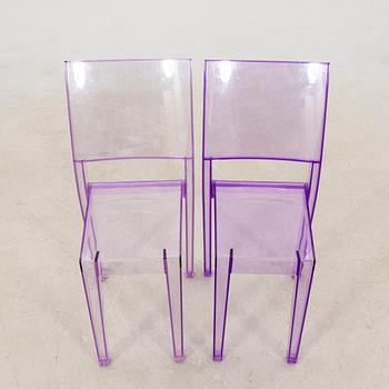 Philippe Starck, 2 "Louis Ghost" chairs, Kartell.