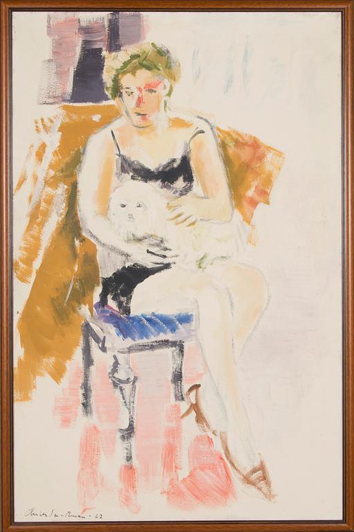 Anita Snellman, Kvinna med hund.