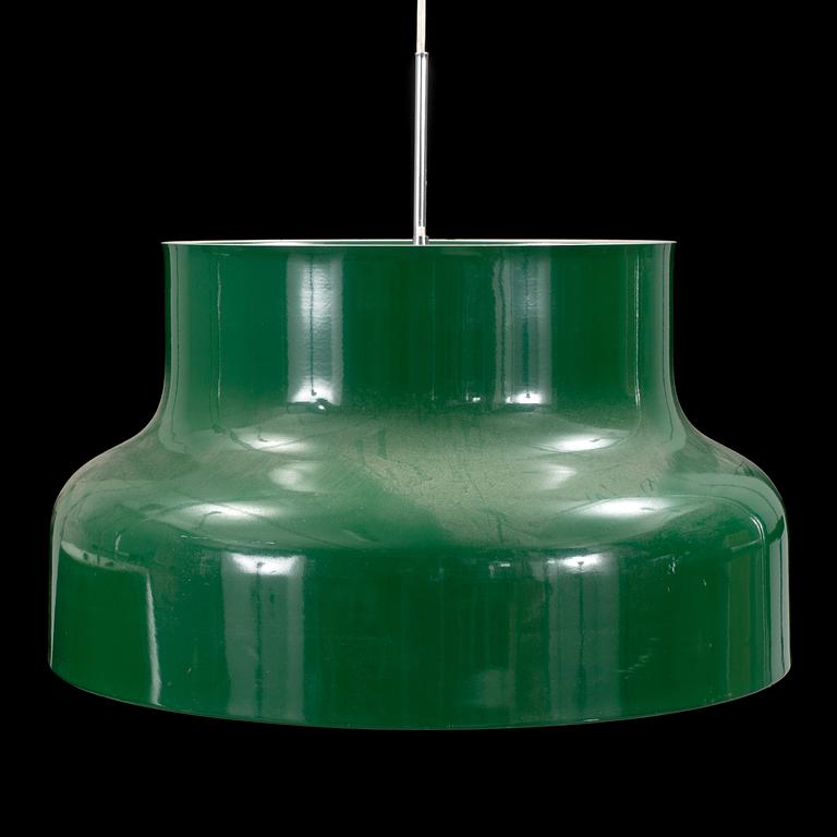 A Swedish Green lacquered aluminium light from Ateljé Lyktan, Anders Pehrson, Åhus.