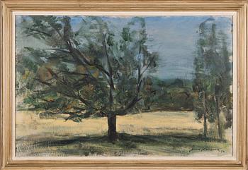 Aimo Kanerva, oil on canvas, signed and dated -54.