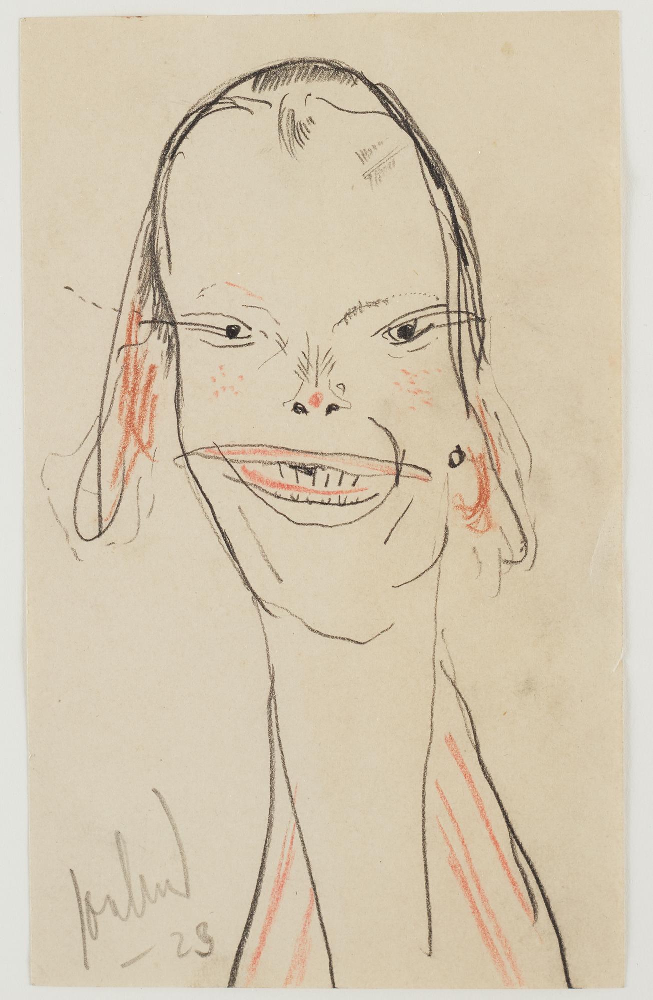 John Jon-And, pencil drawings, 9, Framed together.