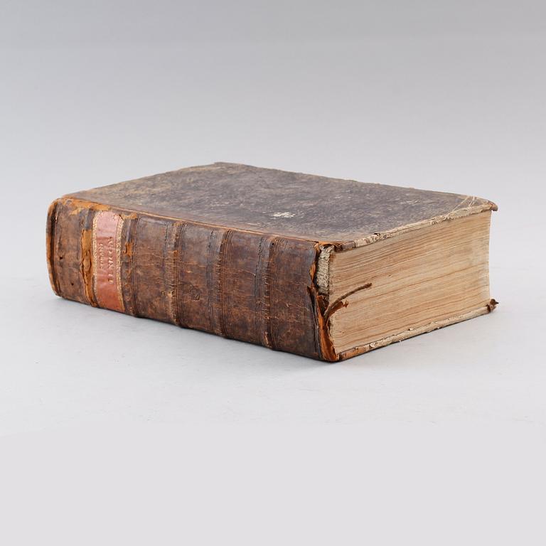 BOK: "Basilii Fabri Sorani Thesaurus Eruditionis Scholasticae", Christophori Cellarii, 1686.