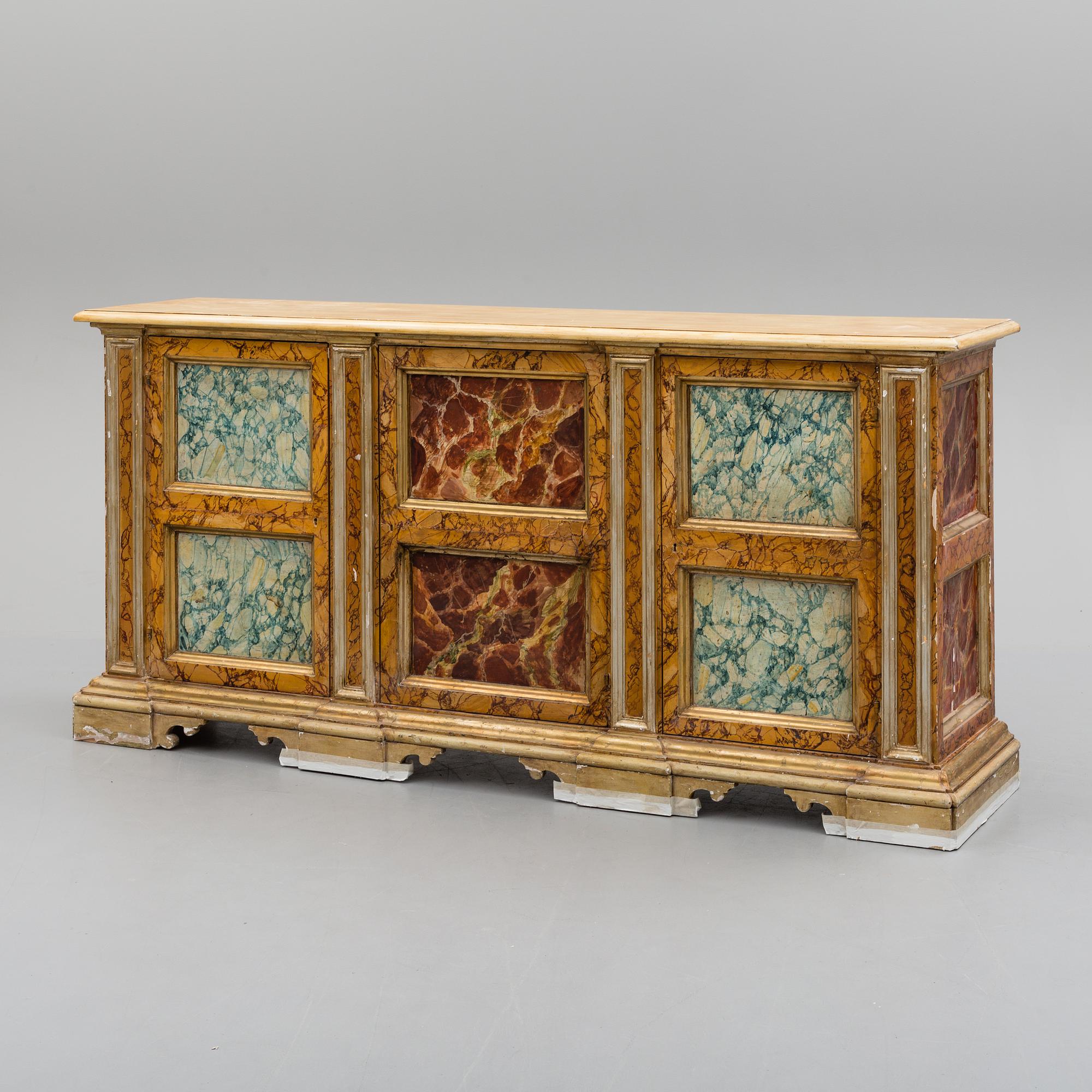 A late 19th century sideboard.