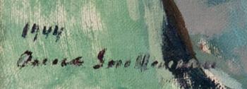 ANNA SNELLMAN, olja på duk, signerad och daterad 1944.