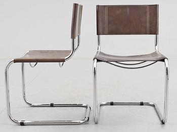 STOLAR, ett par, Bauhaus-typ, 1900-talets andra hälft.