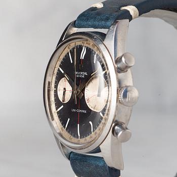 UNIVERSAL GENEVE, Uni-Compax, chronograph, "Big Eye".