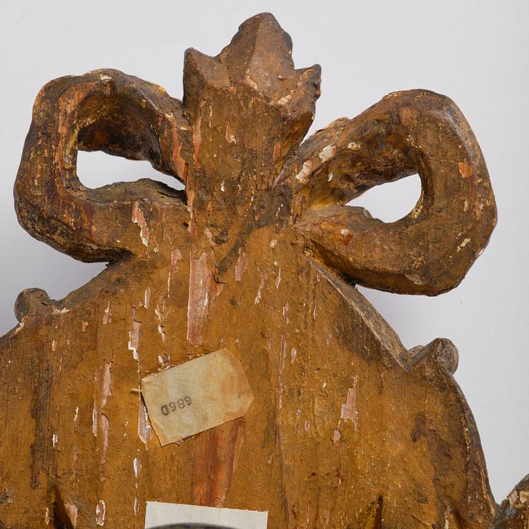 Wall clock, late Gustavian, Sven Peter Hörning (1750-1808, watchmaker in Stockholm, took over Petter Ernst's clock factory in 1785).