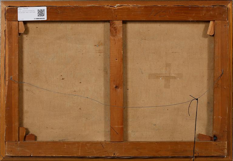 CARL JOHAN GRANBERG, olja på duk, signerad och daterad 1906.