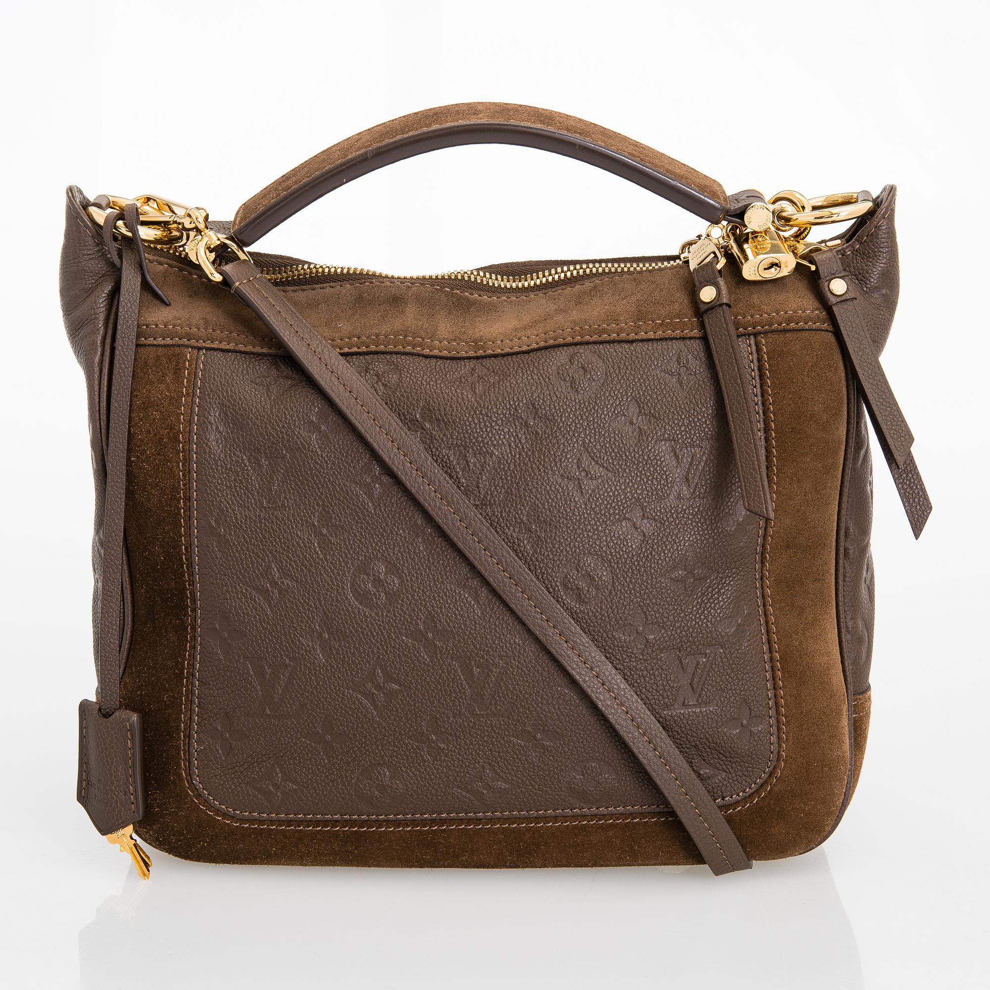 Louis Vuitton, Monogram Empreinte Suede Audacieuse Bag.