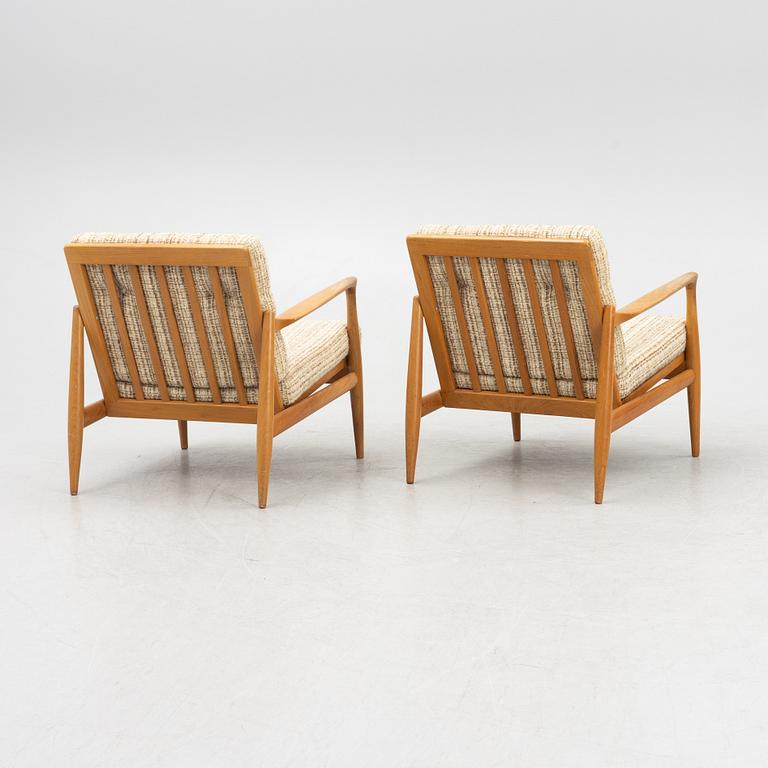 A pair of 'Mona' armchairs, Skölds Möbler, Rörvik, 1960's/70's.
