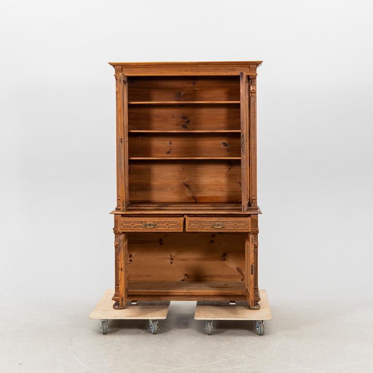 An oka Neo Renaissance bookcase around 1900.