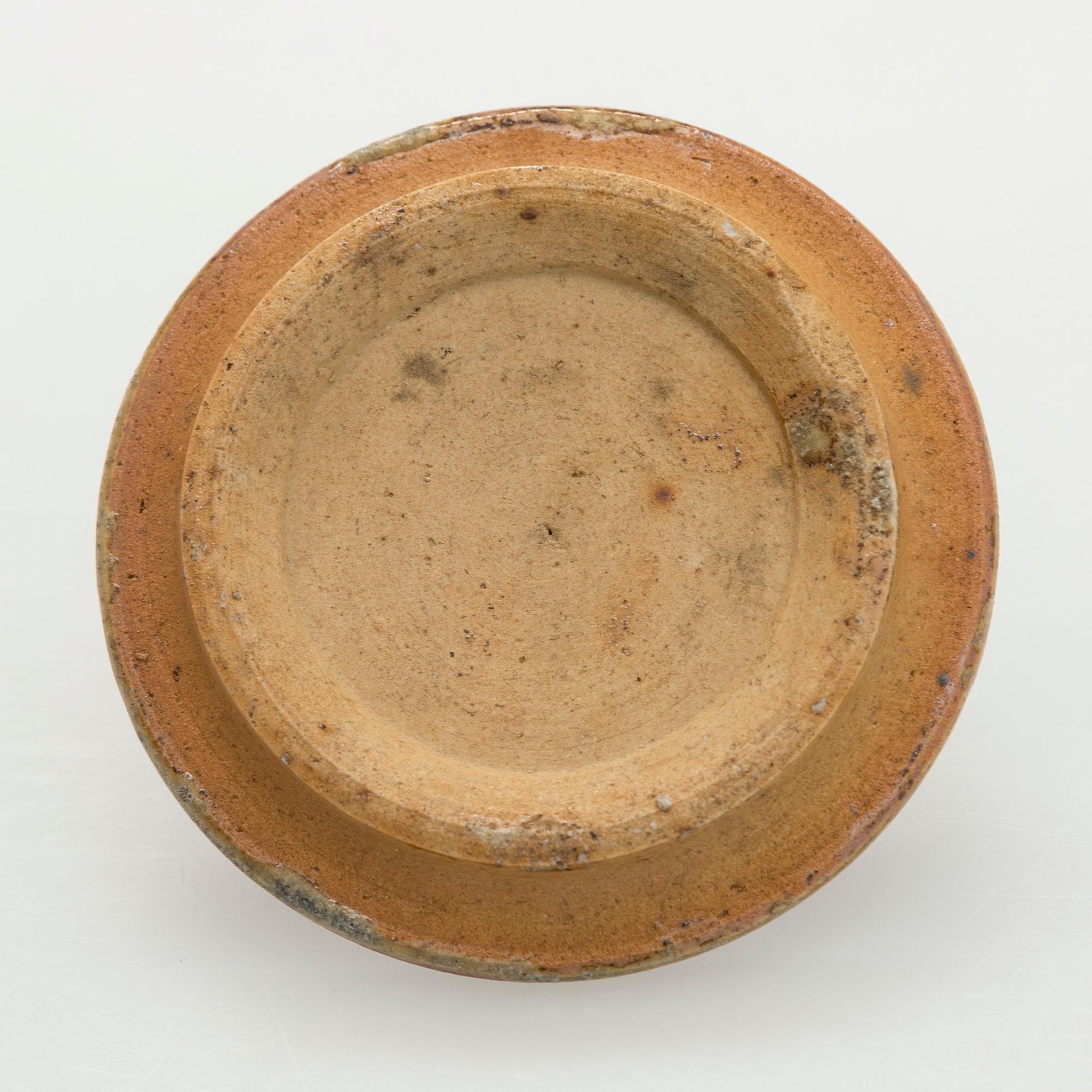 Urna med lock, keramik, Kina, Qingdynastin, 1900-tal.