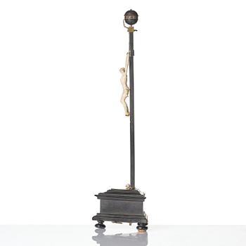 An Augsburg renaissance crucifix clock, the movement presumably by Hans Reinholdt (fl. ca 1630).