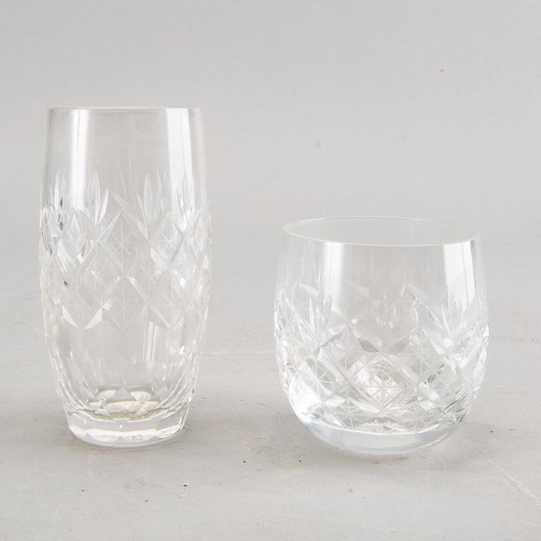 A Fritz Kallenberg 60 pcs Pompadour glass service.
