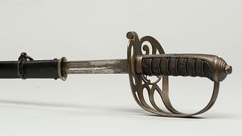 SABEL med balja, England, 1800-talets andra hälft.