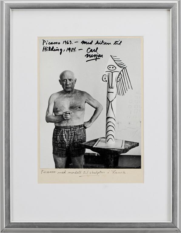 CARL NESJAR, fotografi, sign och dat 1963.