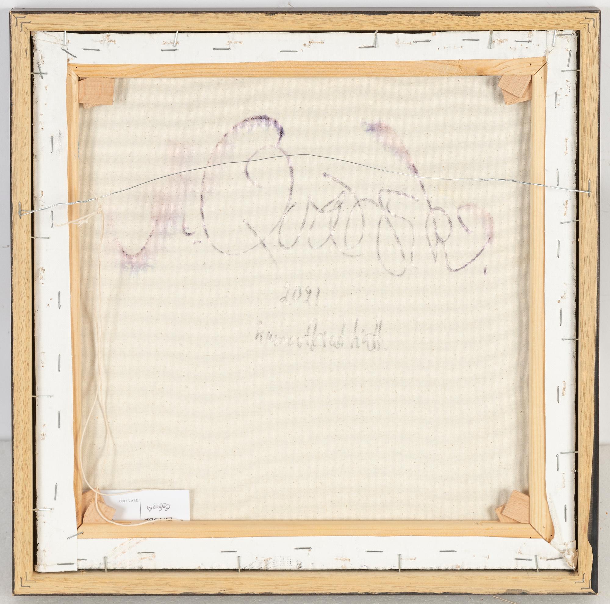 Michael Qvarsebo, acrylic on canvas, signed.