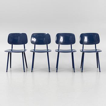 Friso Kramer, four "Revolt" chairs, Ahrend, Holland, 1997.