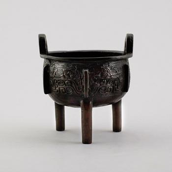 RÖKELSEKAR, brons, Kina, sannolikt 1900-tal.