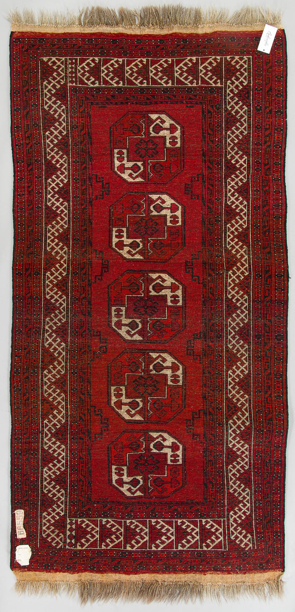 Carpet, Afghan. Approx. 219cm x 106cm.