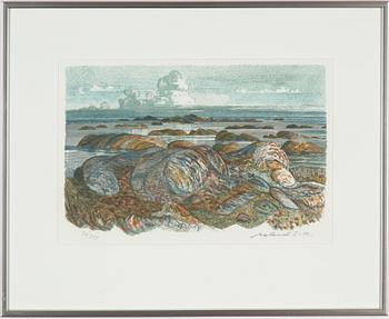 Roland Svensson, lithograph in color, signed and numbered 20/290, dated -92.