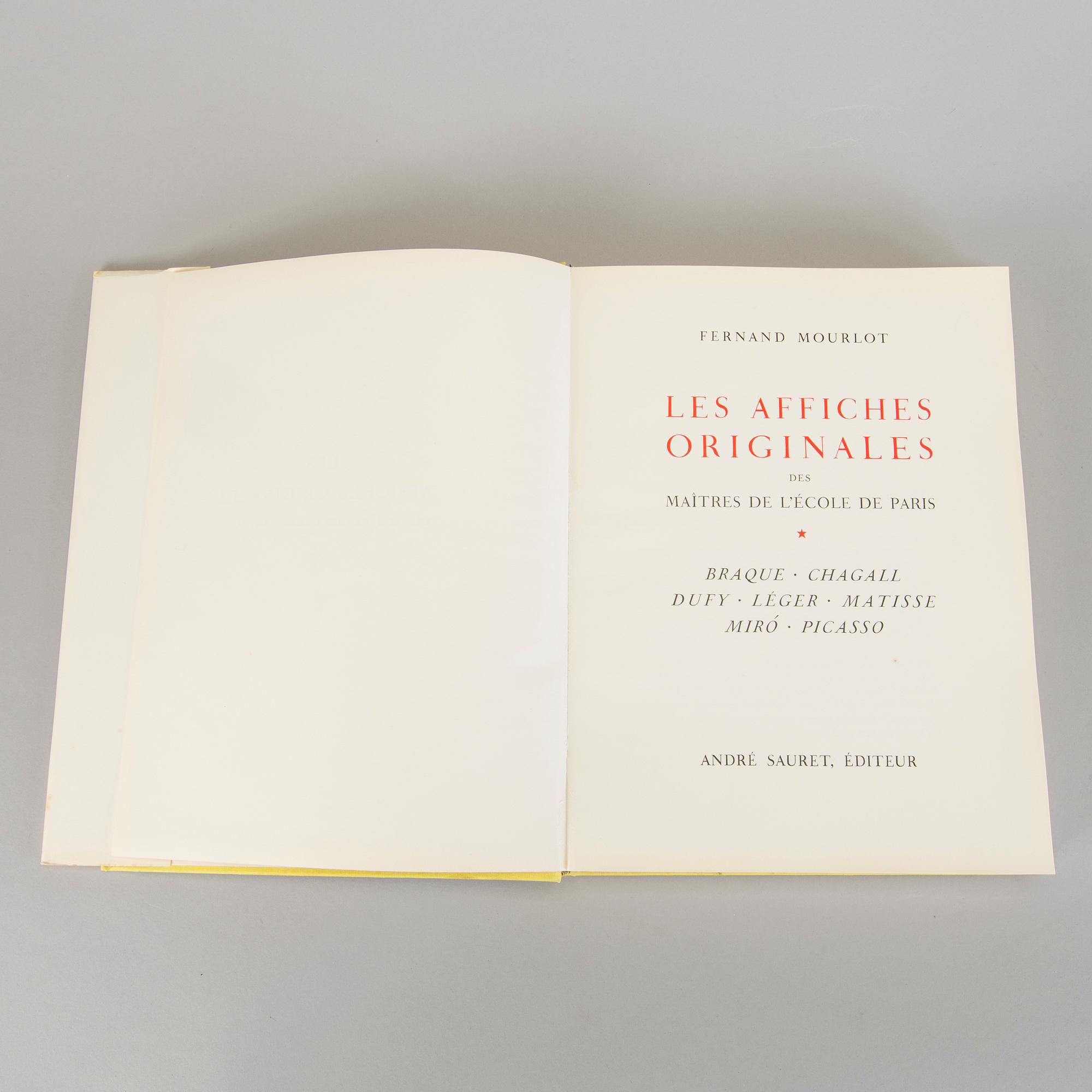 Book, "Les affiches originales des Maîtres de L'Ecole de Paris".