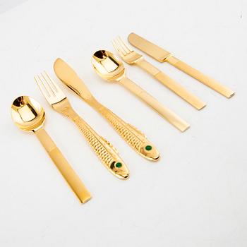 Gunnar Cyrén, cutlery 24 pcs, "Nobel", Gense/Yamazaki.