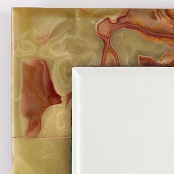 An onyx mirror, second half of the 20th century.