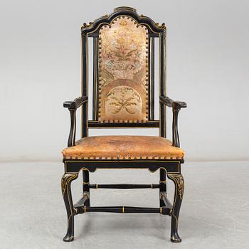 A late Baroque armchair, 18th Century.