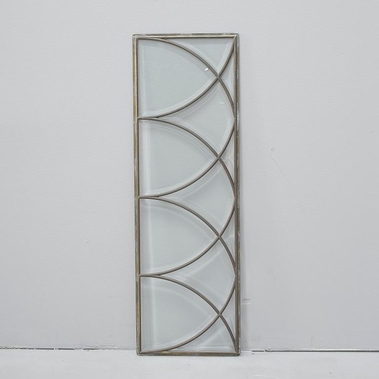 FÖNSTER, glas och mässing, 1900-tal.