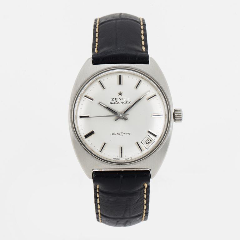 ZENITH, autosport, wristwatch, 34 mm.