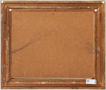 WILHELM WIK, olja på pannå, signerad och daterad 1952-54.