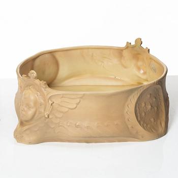 Herman Neujd, jardinjär, flintgods, jugend, Gustafsberg, daterad 1904.