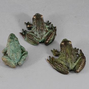 FIGURINER, 3 st, brons, 1900-tal.