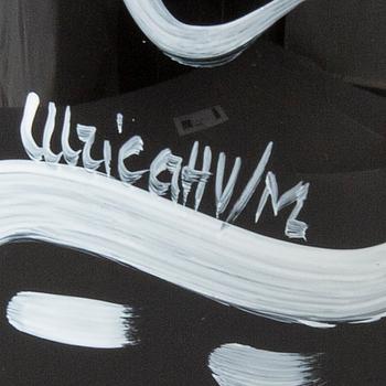 ULRICA HYDMAN-VALLIEN, a signed Kosta Boda glass vase.
