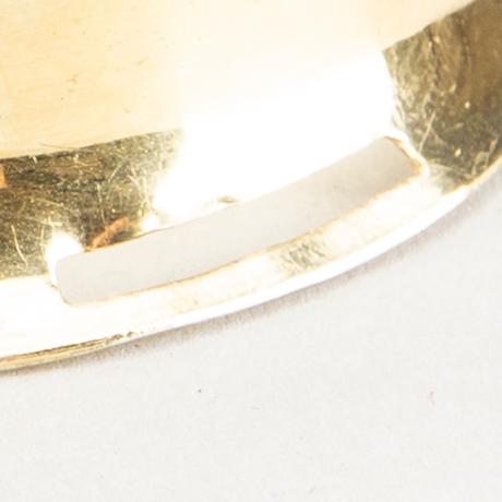 A Swedish 20th century gilded silver crown mark of K&E Karlsson Göteborg 1941, weight ca 43 gr.
