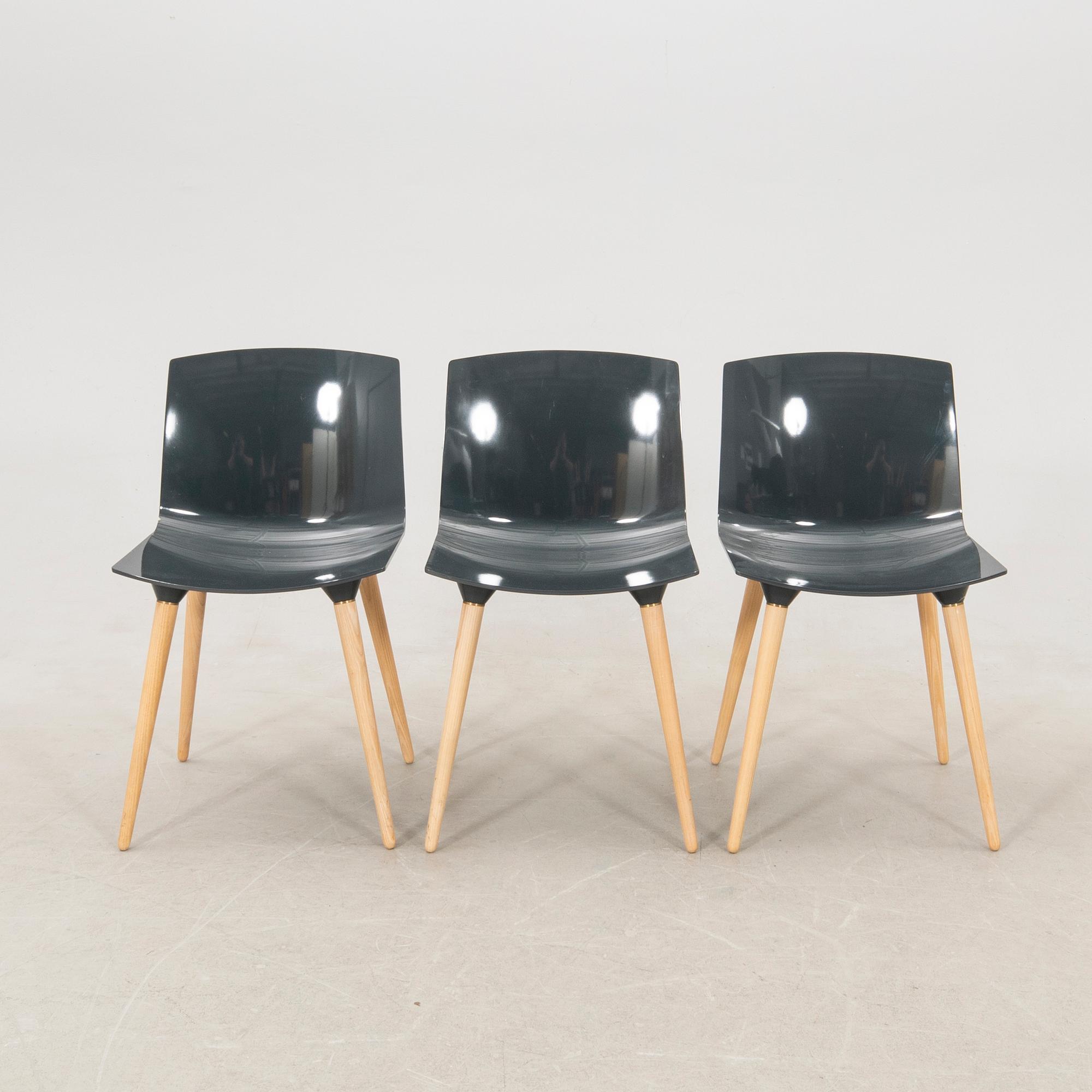 Stolar 6 st  "TAC", design av byKATO för Bröderna Andersen Möbelsnickeri Danmark samtida.