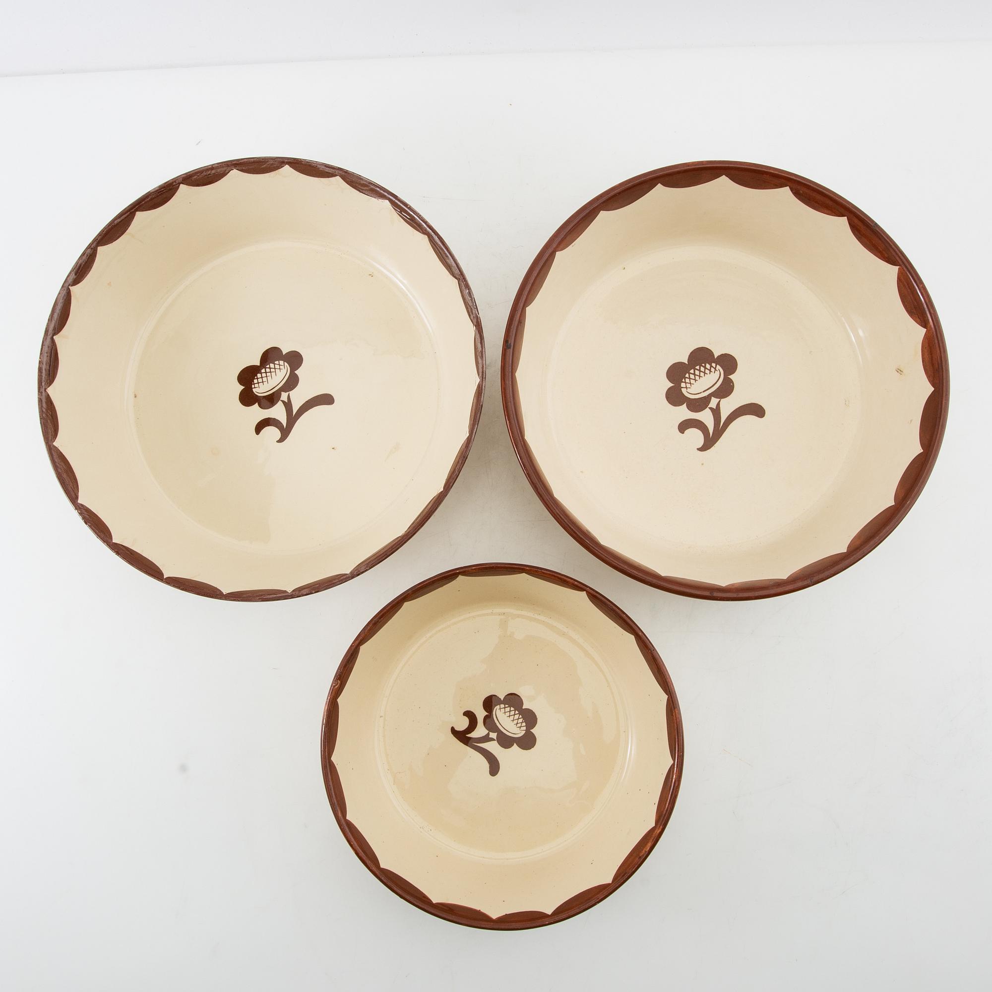 Wilhelm Kåge, designs 12 pieces "Pyro" Gustavsberg mid-20th century.