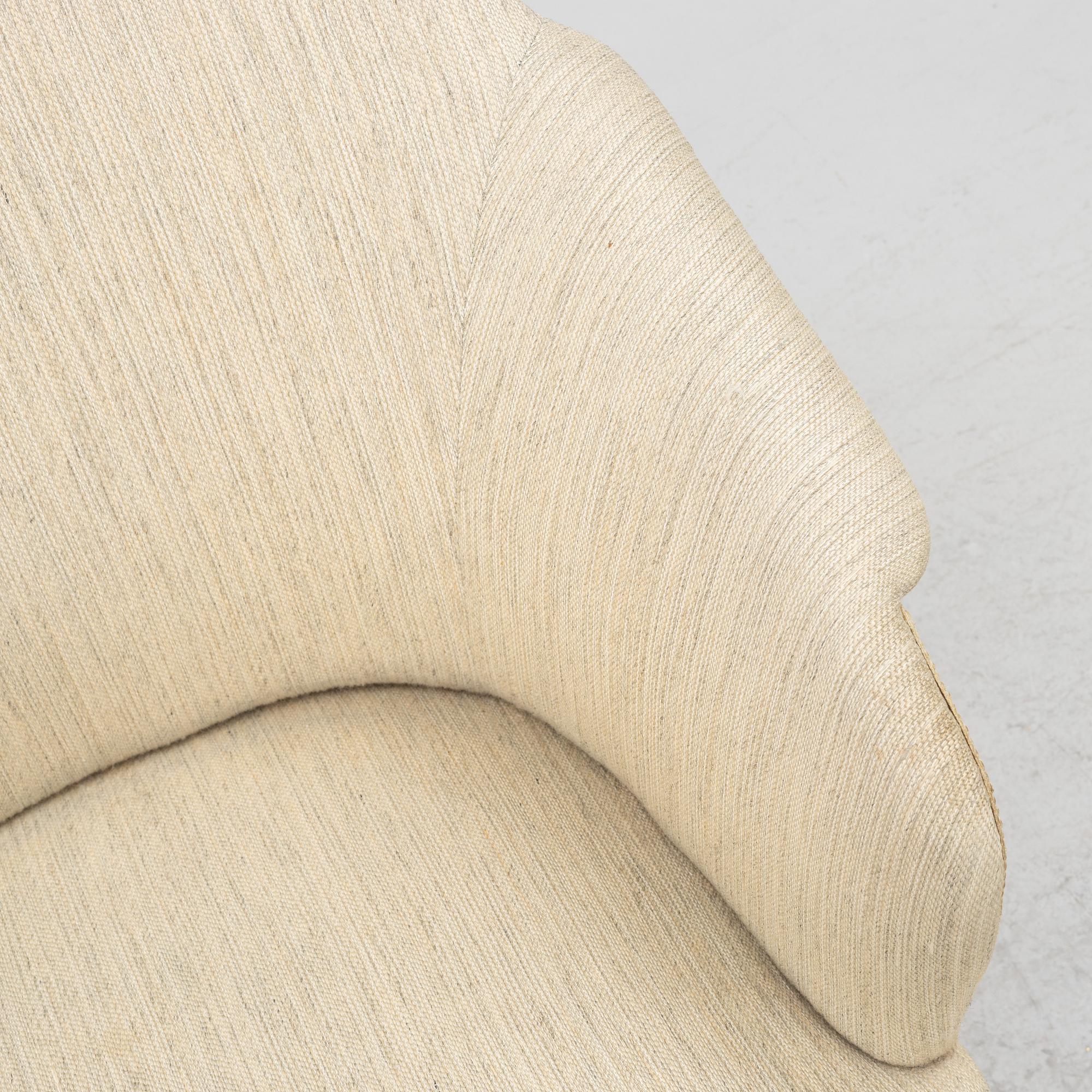 Carl Malmsten, a "Lillpaddan" armchair, Sweden, mid20th century.
