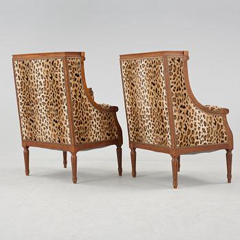 BERGERER, ett par, Louis XVI-stil, 1800-talets slut.