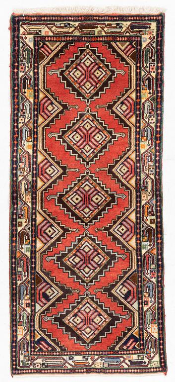 Rug, Persian Hamadan, 73 x 169 cm.