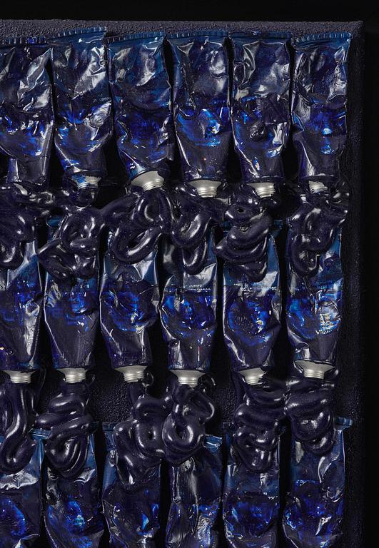 Arman (Armand Pierre Fernandez), "Monochrome Accumulation no. 3003".