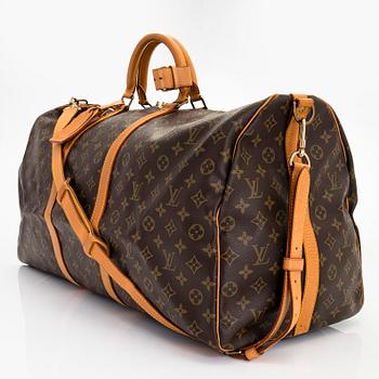 Louis Vuitton, a Monogram Canvas 'Keepall 60 Bandoulière' weekendbag.