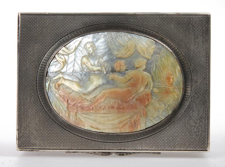 DOSA, silver samt pärlemor, 1900-talets början.